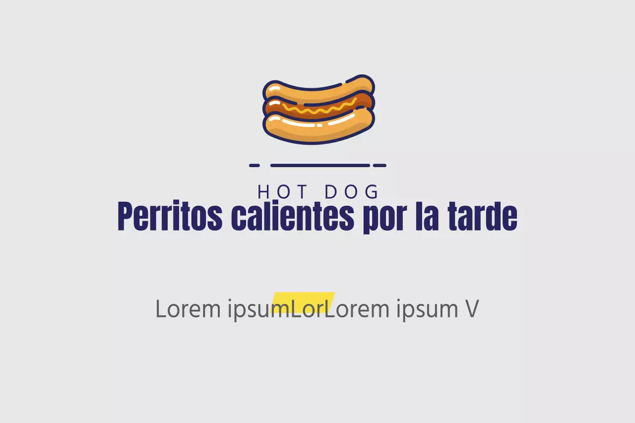 Perritos calientes por la tarde