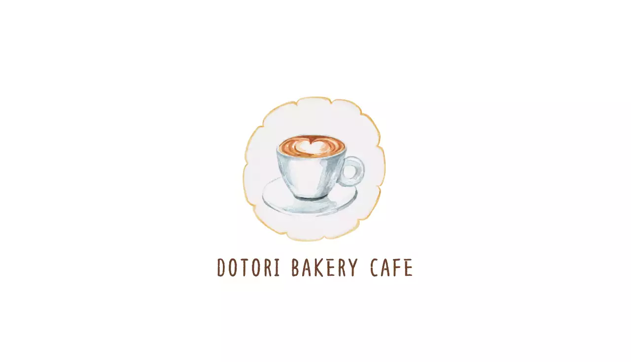 白 シンプル カフェ 名刺