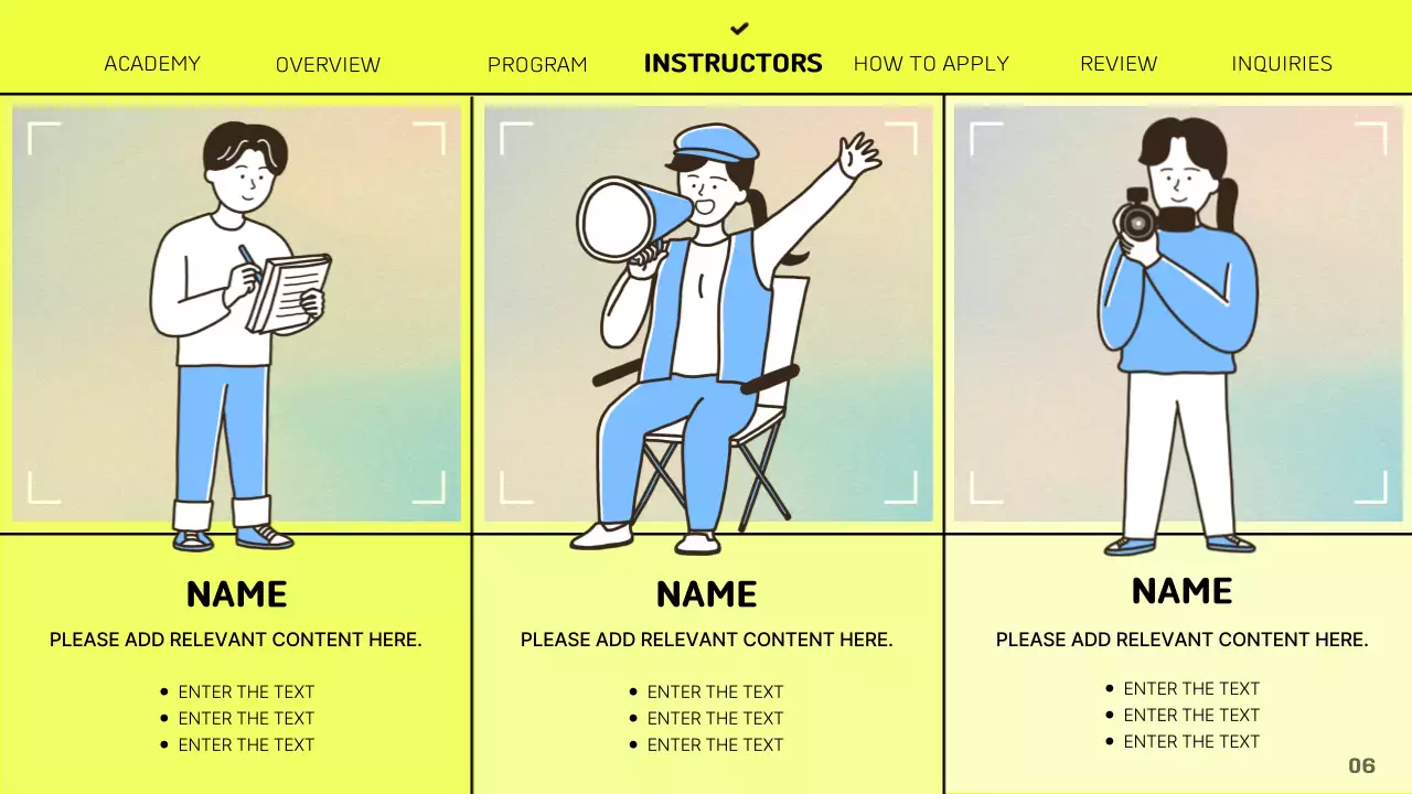 Yellow Vintage Video Invitation Presentation