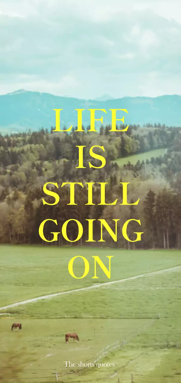 Merchandise with an emotional landscape photo in yellow and white and emotional text.