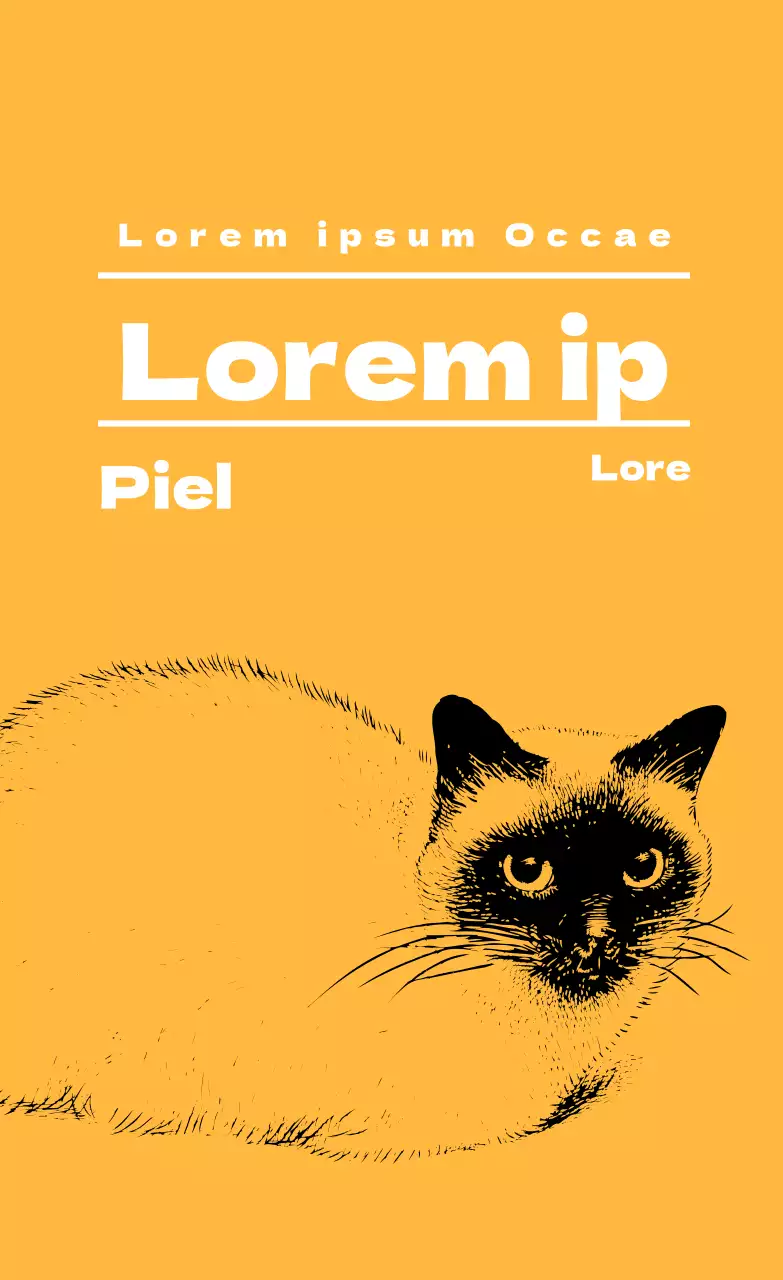 Etiquetas amarillas ilustradas para tiendas de animales