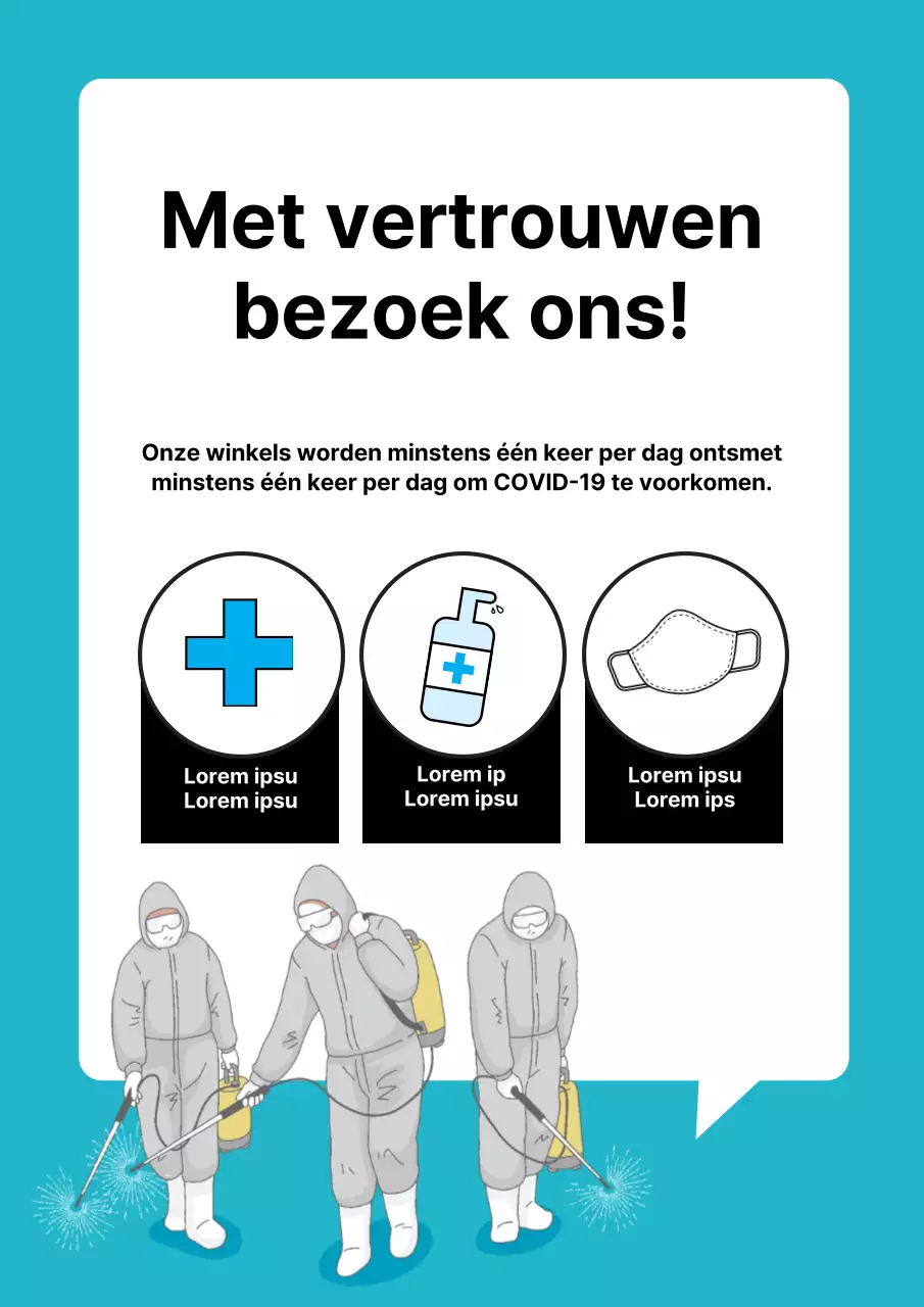 QR uithangbord voor een café met een schattig bruin koffiekopje