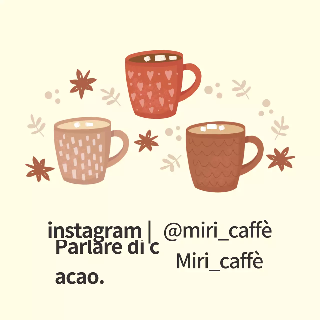 Etichetta giallo chiaro del caffè illustrato d'epoca