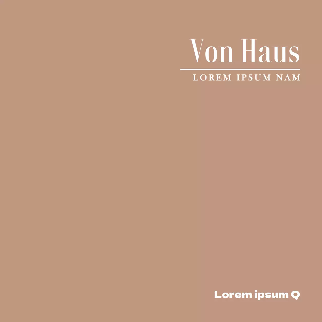 Werbung für ein einfaches, weißes Restaurant im französischen Stil