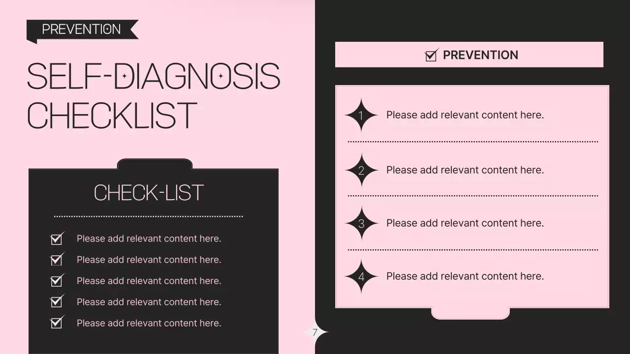 블랙 미니멀 슬립 강의 프레젠테이션