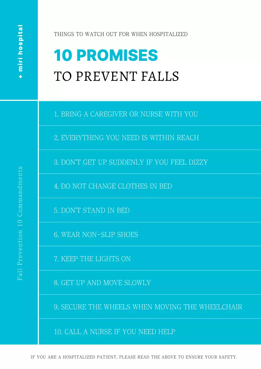 Teal Professional Safety Guidelines Poster