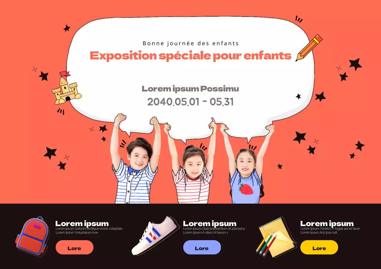 Exposition spéciale pour la journée des enfants
