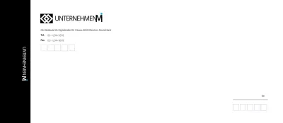 Schwarz Einfach Modern Corporate Farbige Briefumschläge