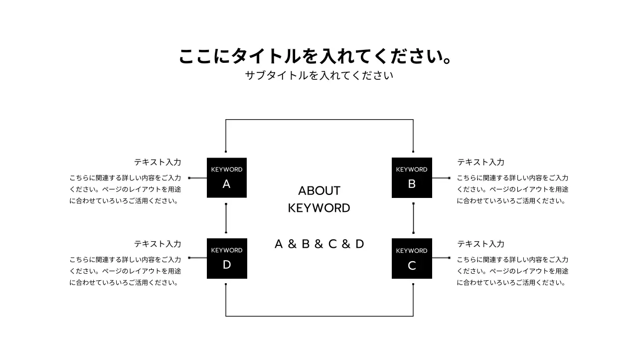 黒 モダン 資料 プレゼンテーション