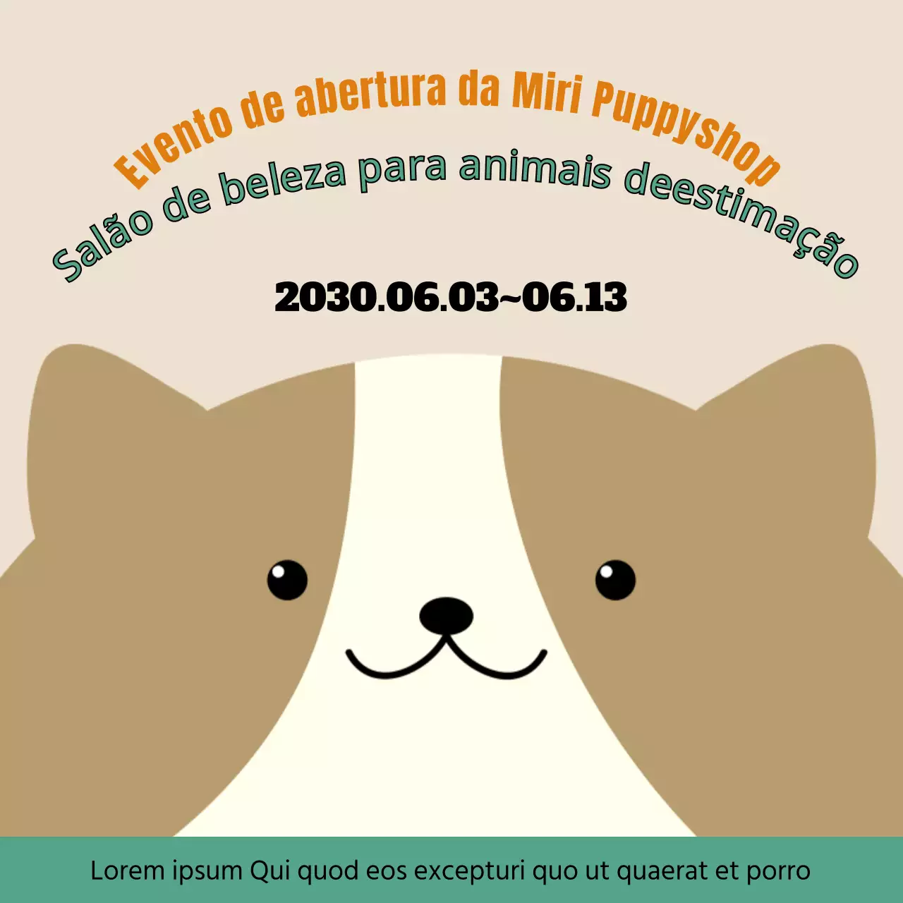Campo de limpeza para cachorros, fofo e mentolado