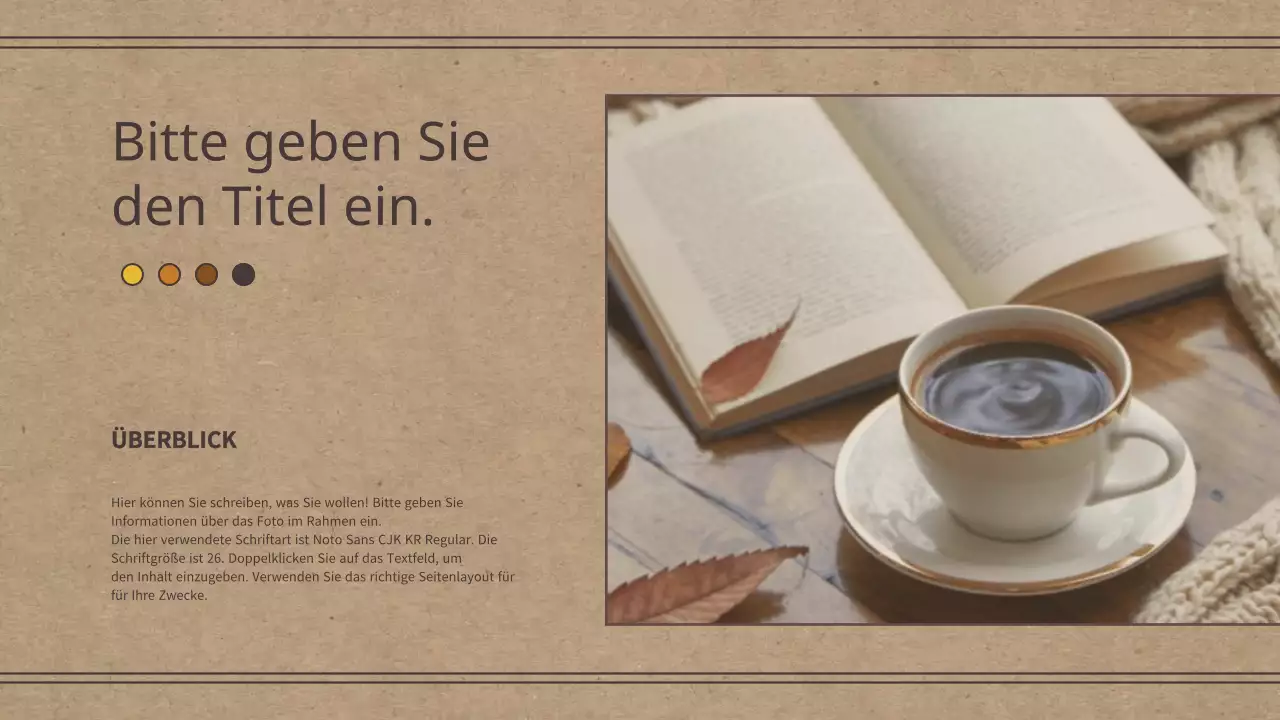 Portfolio-Thema mit Retro-Konzept