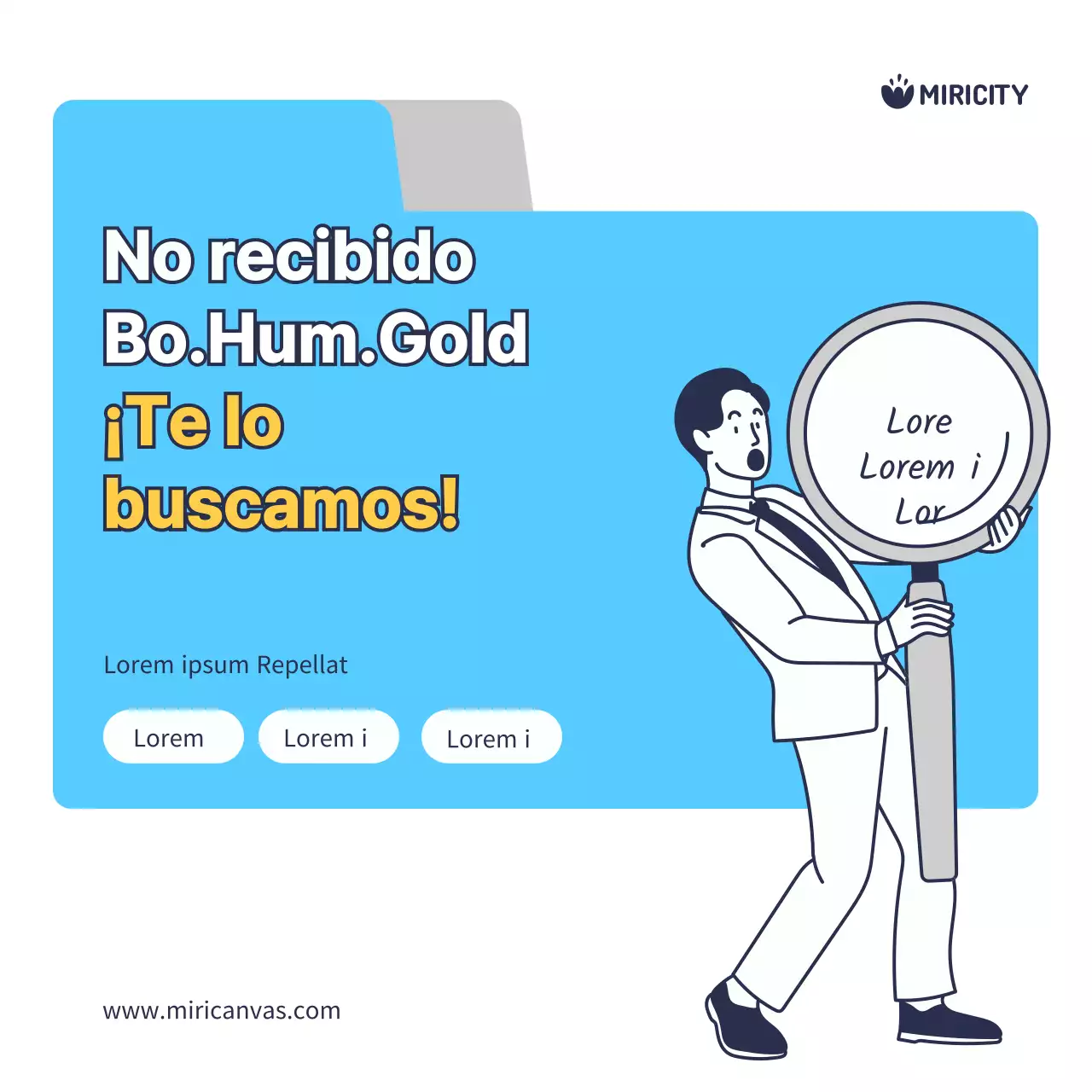 Promueve una caza de alijos azul claro y amarillo de moda