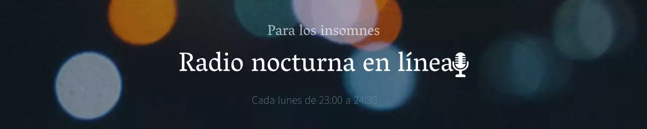 Oscuro, azul marino emoción en línea radio nocturna