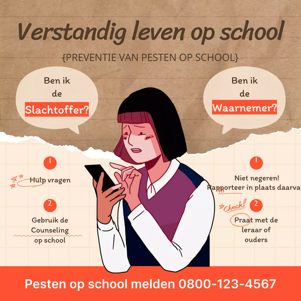 Hoe om te gaan met pesten in de context van gescheurde notities