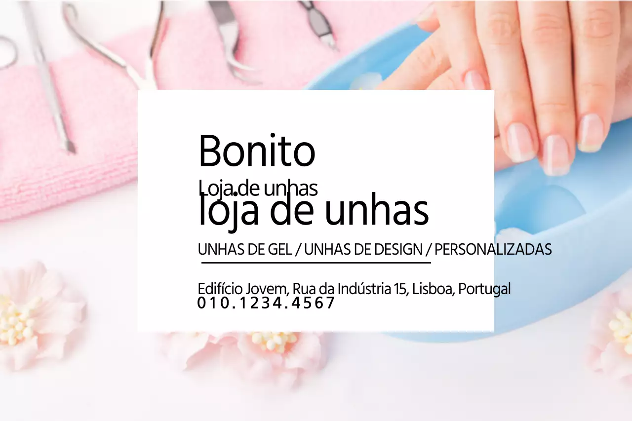 Loja de unhas bonita