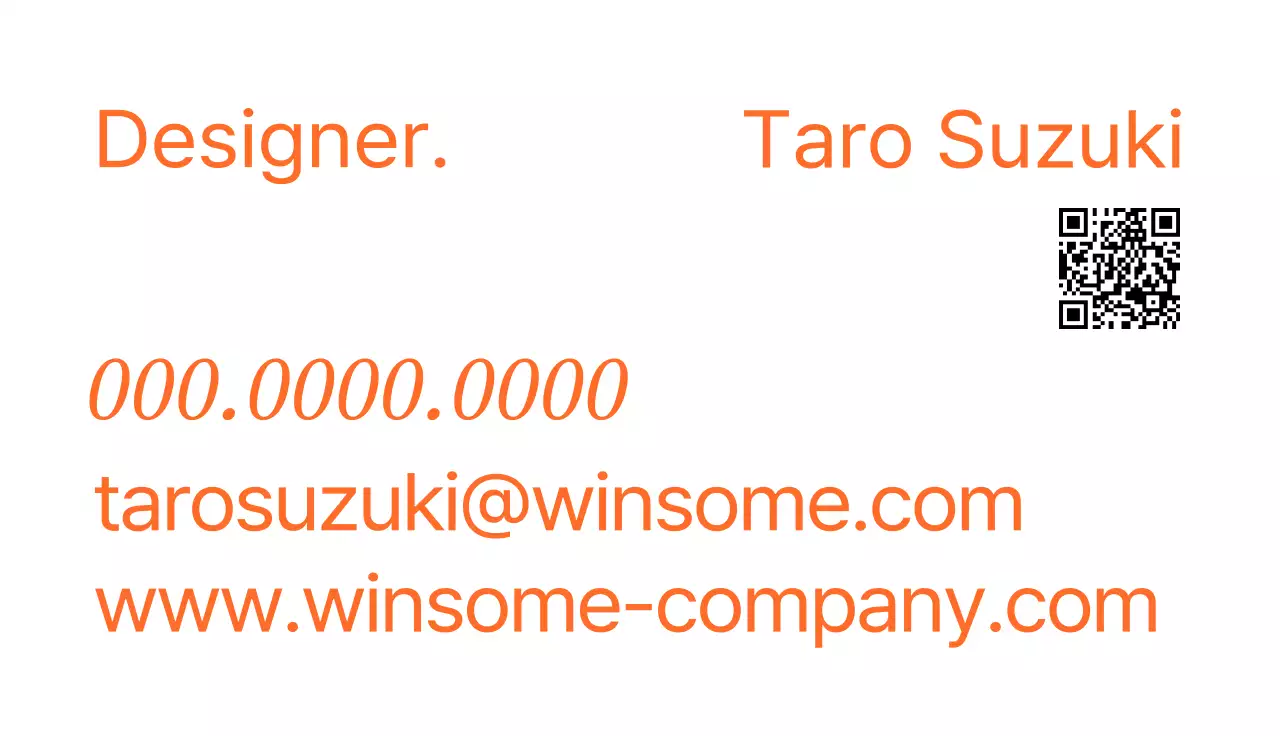 青 モダン ロゴ 名刺