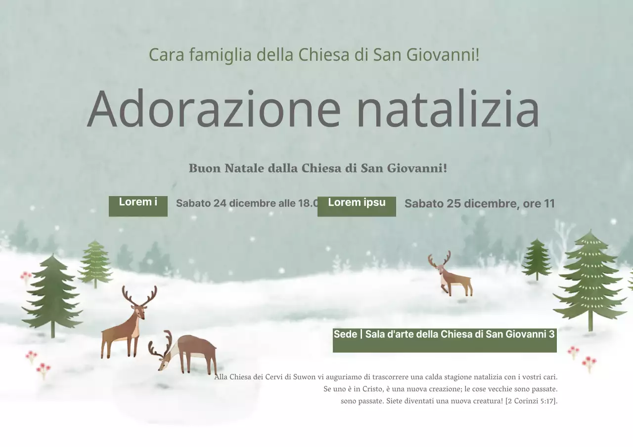 Adorazione natalizia