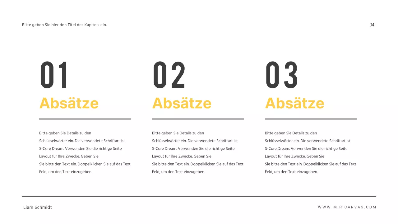 Einfache Präsentationen