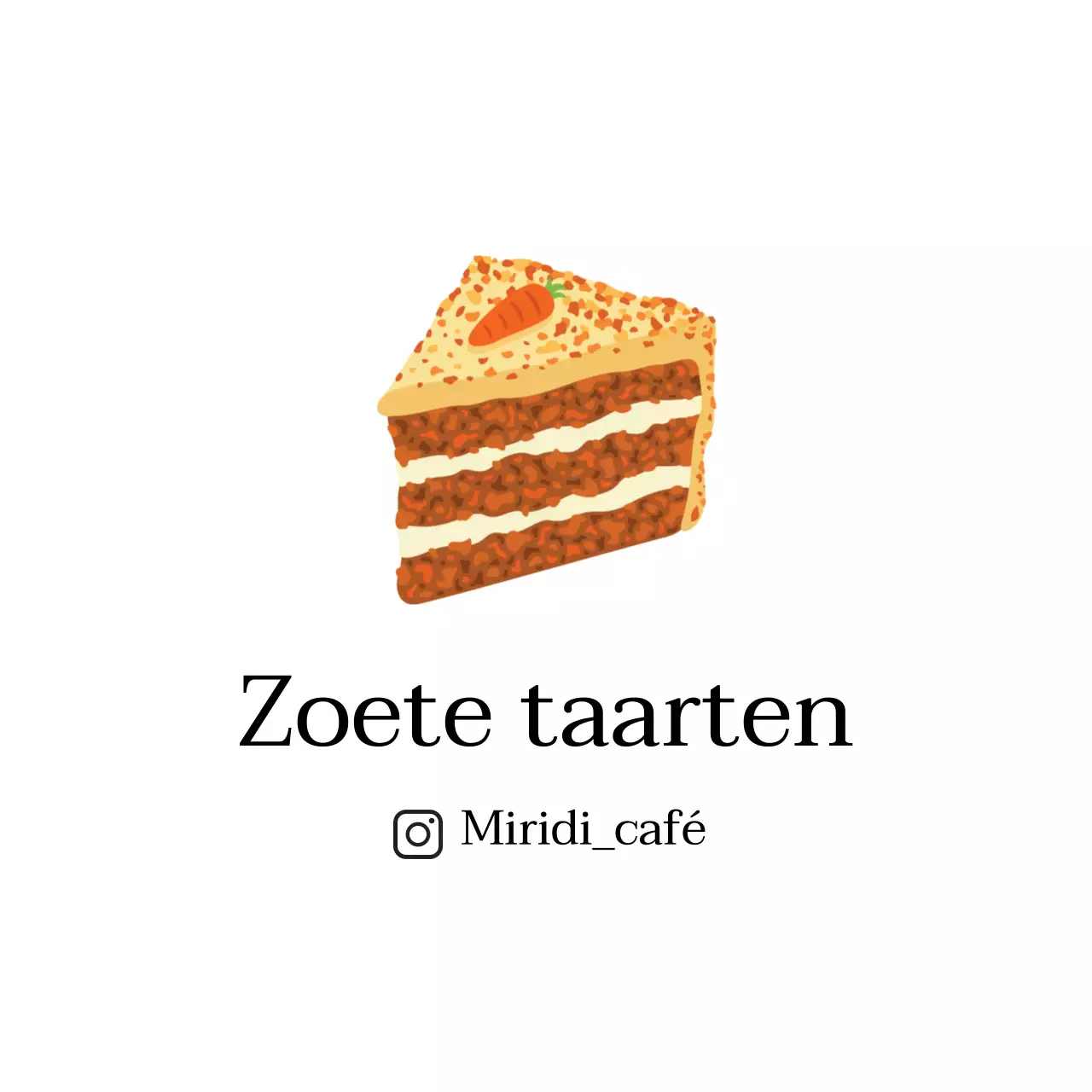 Witte illustratie schone cafe taart promotie