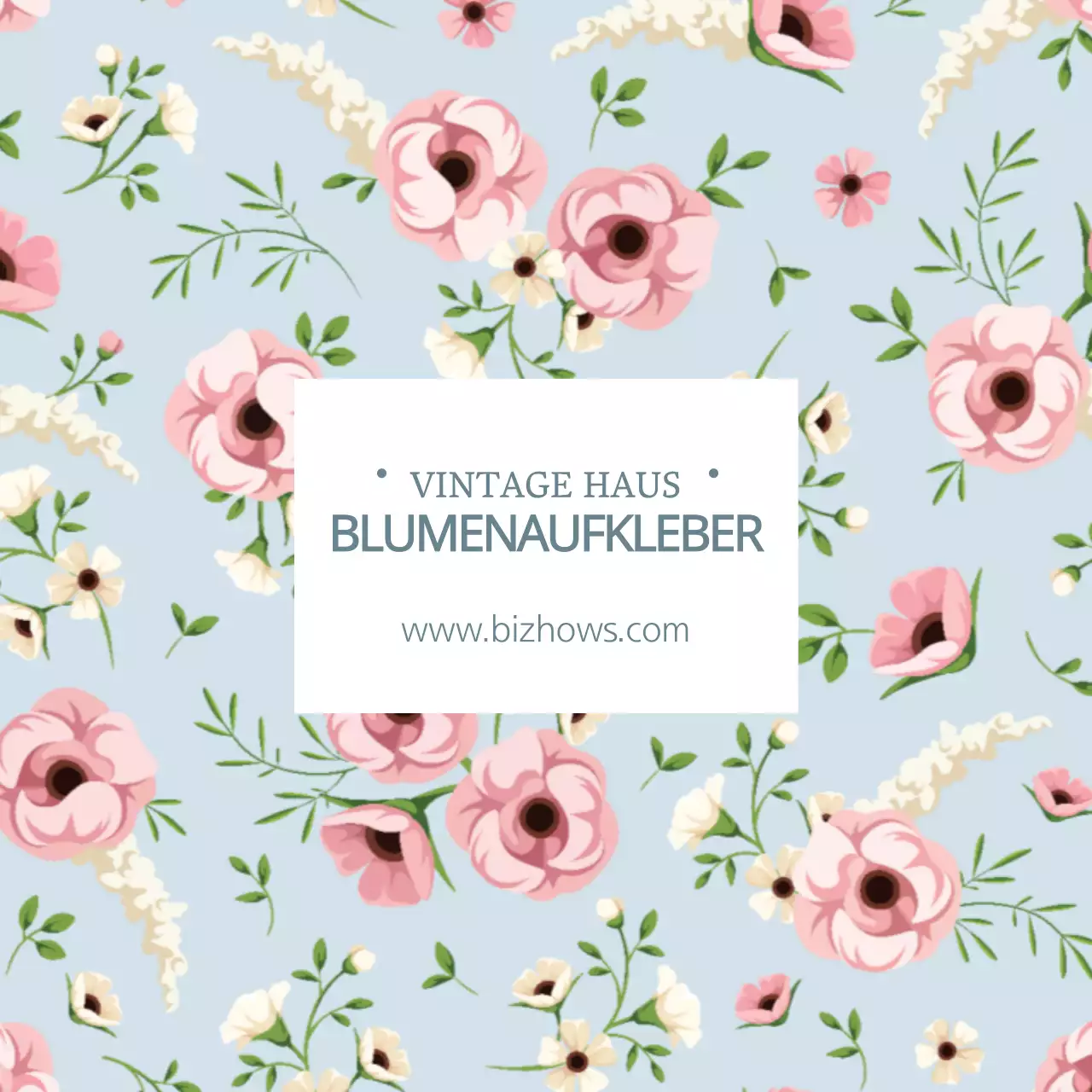 BLUMENAUFKLEBER