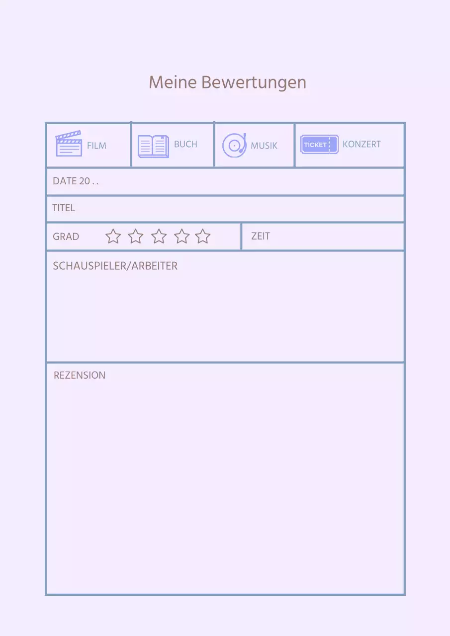 Plakat mit einfachem Sentiment in Lila