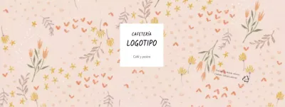 Estampado floral ilustrado beige