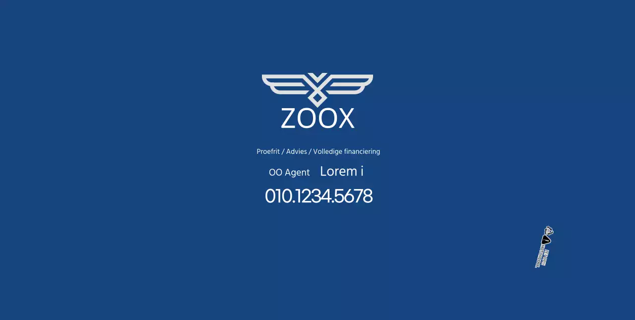 Blue Simple Autodealers Promotie