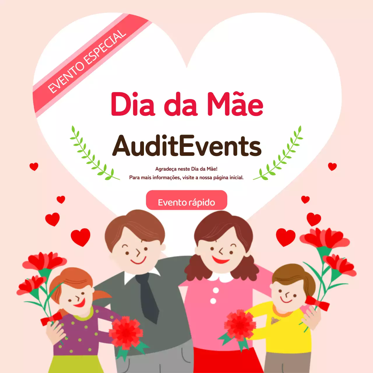 Evento de apreciação do Dia da Mãe