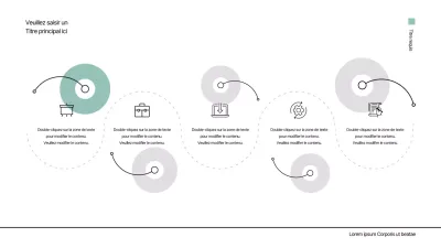 Graphique de la ligne du temps en bleu et gris