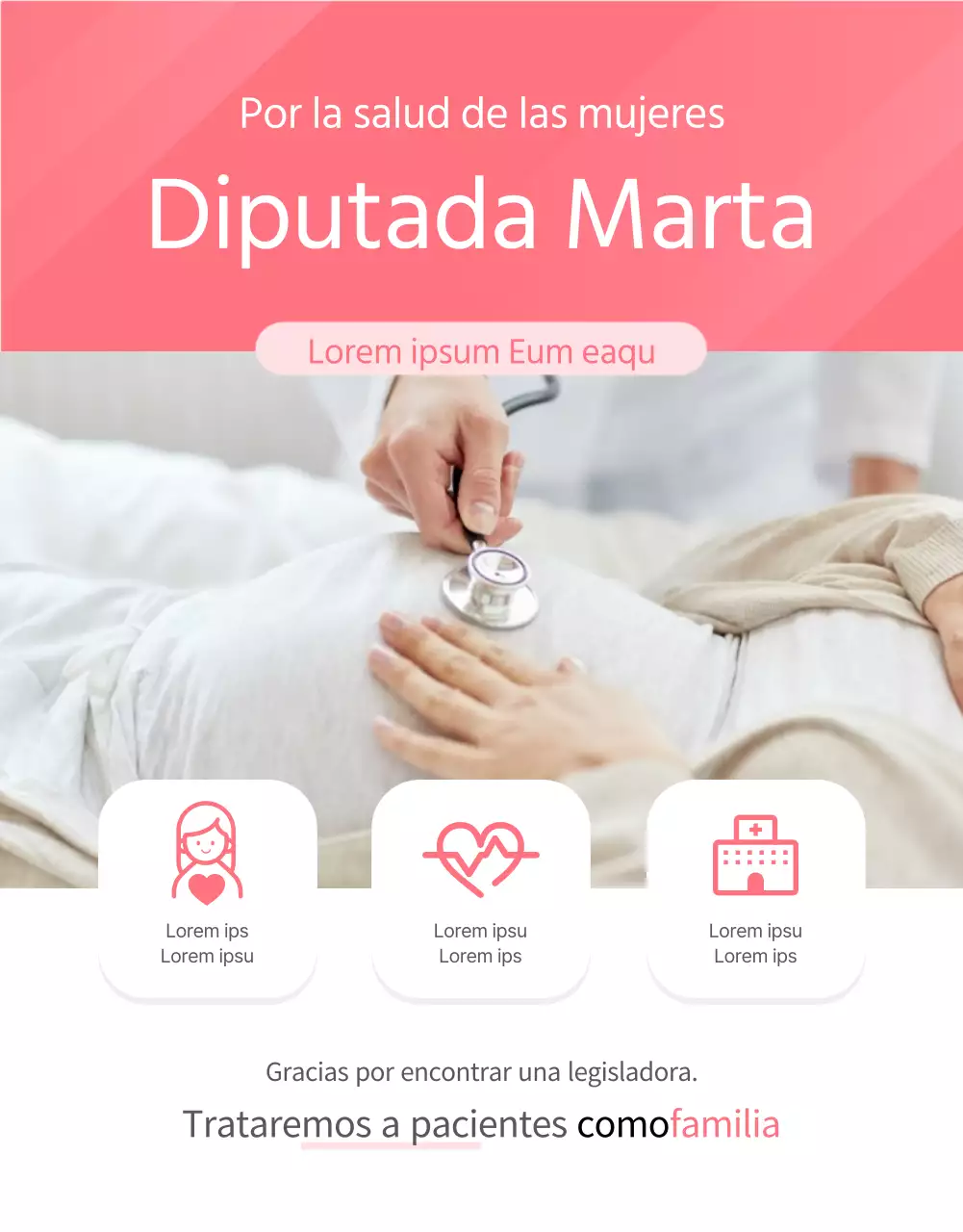 Maternidad básica rosa