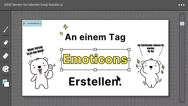 Erstellen Sie Emojis mit niedlichen Design-Illustrationen für YouTube-Miniaturansichten