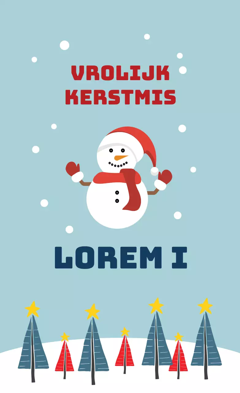 Rode lucht illustratie kerstwens label