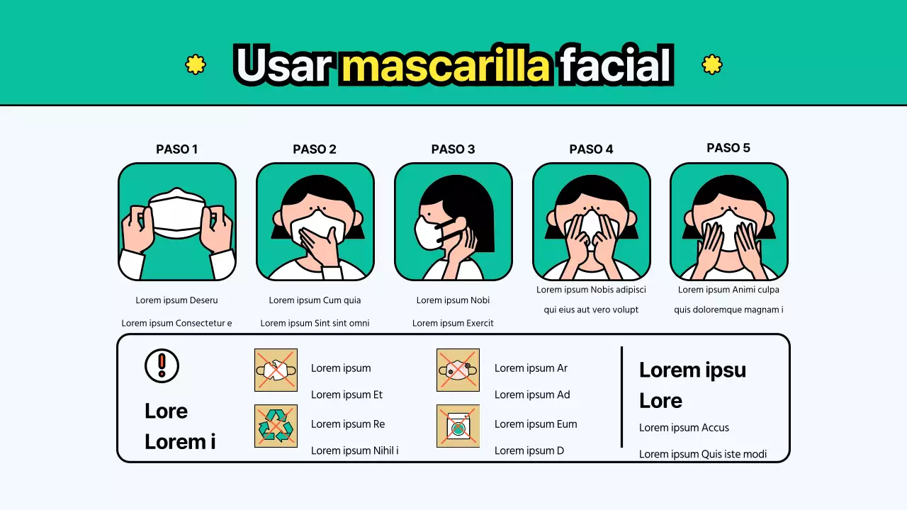 Plantilla de partículas medioambientales