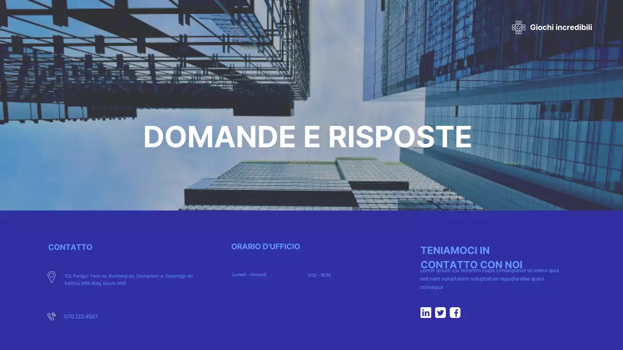 Formazione per l'esplorazione delle carriere degli sviluppatori di colore blu