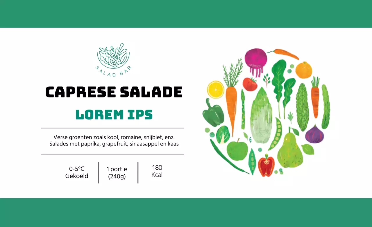 Abstracte illustratie sla-etiket