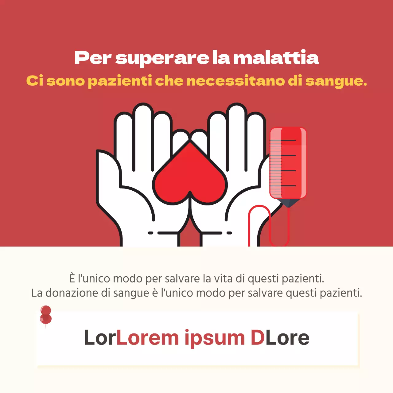 Dooclass Giornata mondiale del donatore di sangue Carta Novità Design