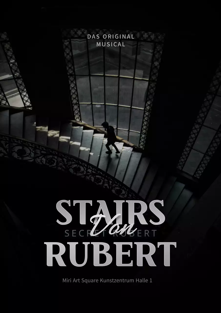 Text in dunklen Farben hervorheben Musicals fördern