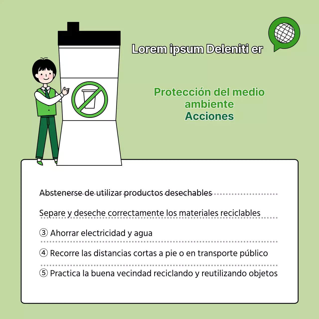 Cómo actuar en el Día Mundial del Medio Ambiente con un fondo verde