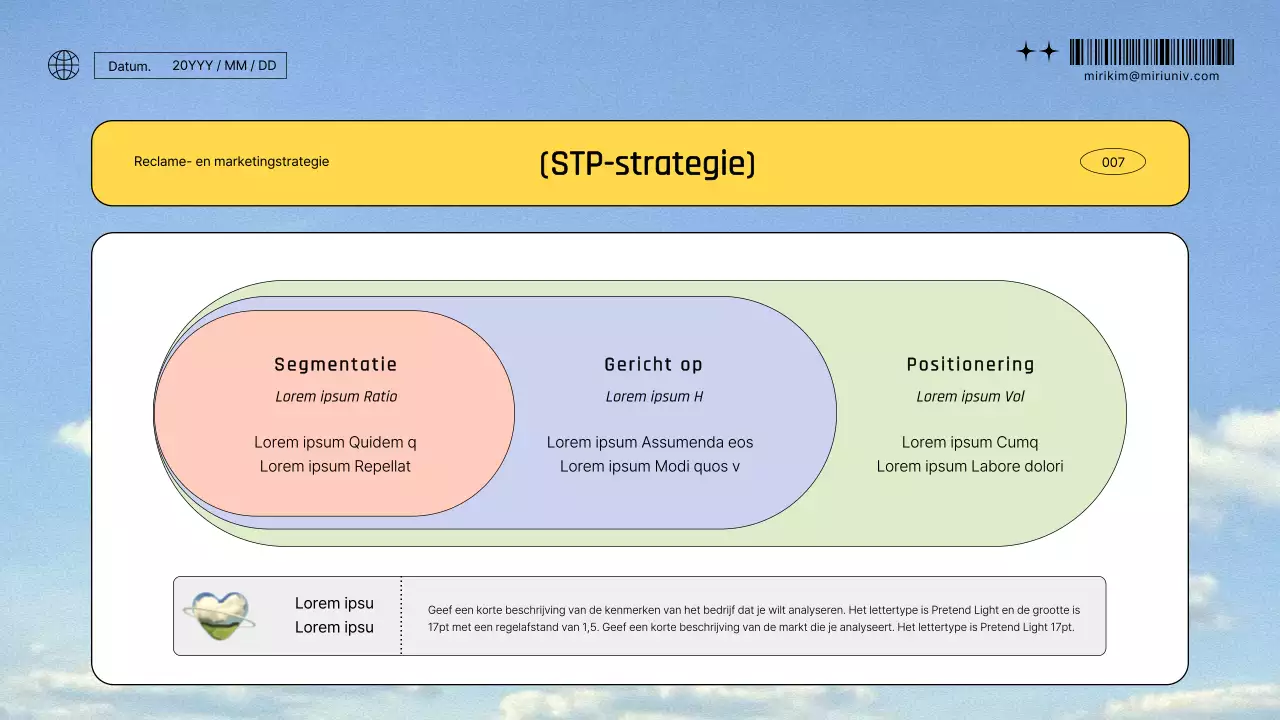 Sky achtergrond kitscherige reclame marketing strategie verslag