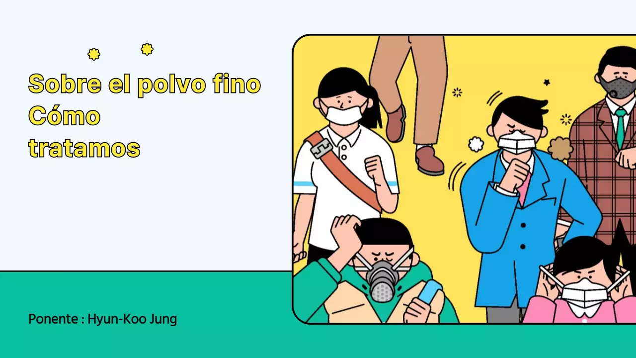 Plantilla de partículas medioambientales