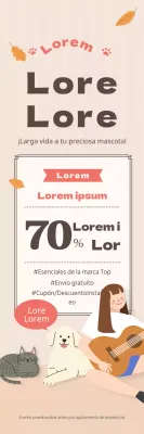 Venta de animales otoñales de color beige