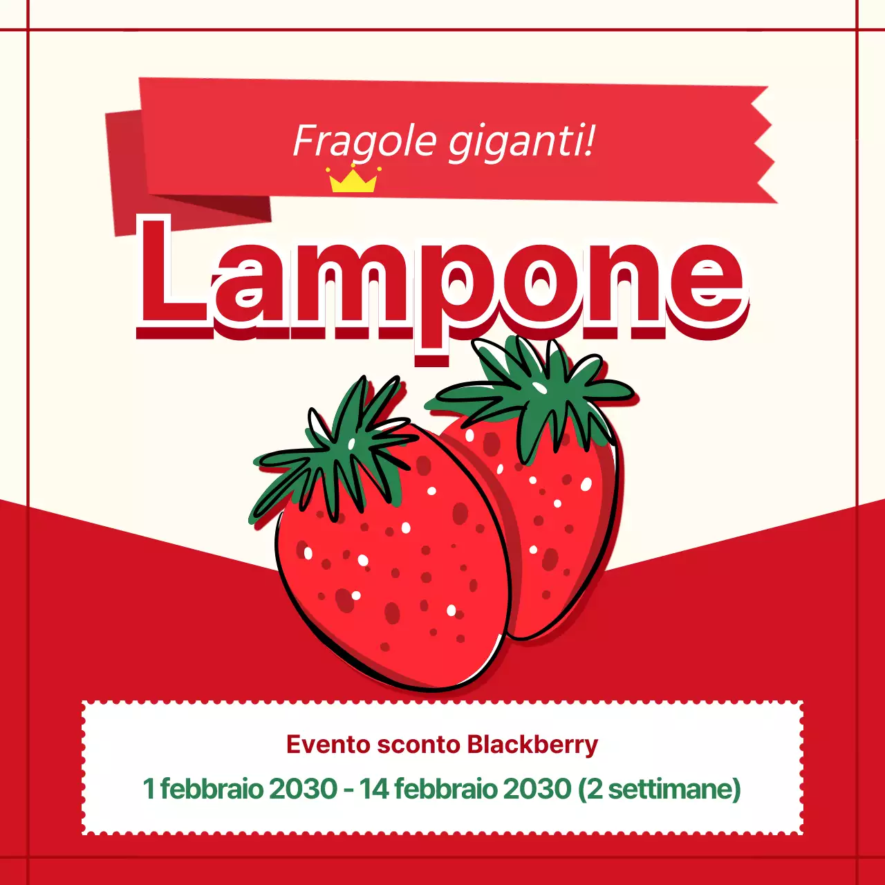 Fragole rosse in vendita