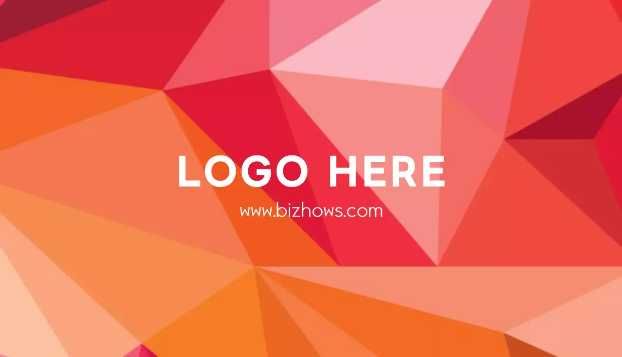 赤 シンプル 名刺