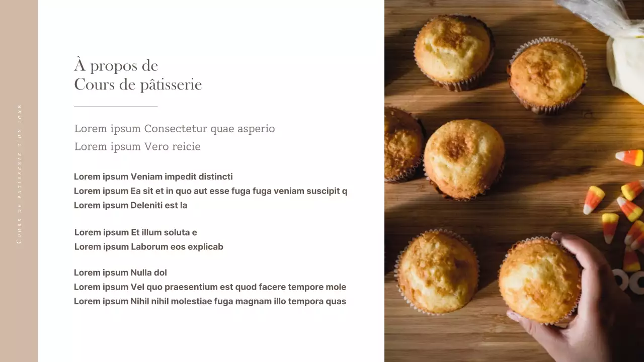 Proposition d'un cours de boulangerie d'une journée en beige