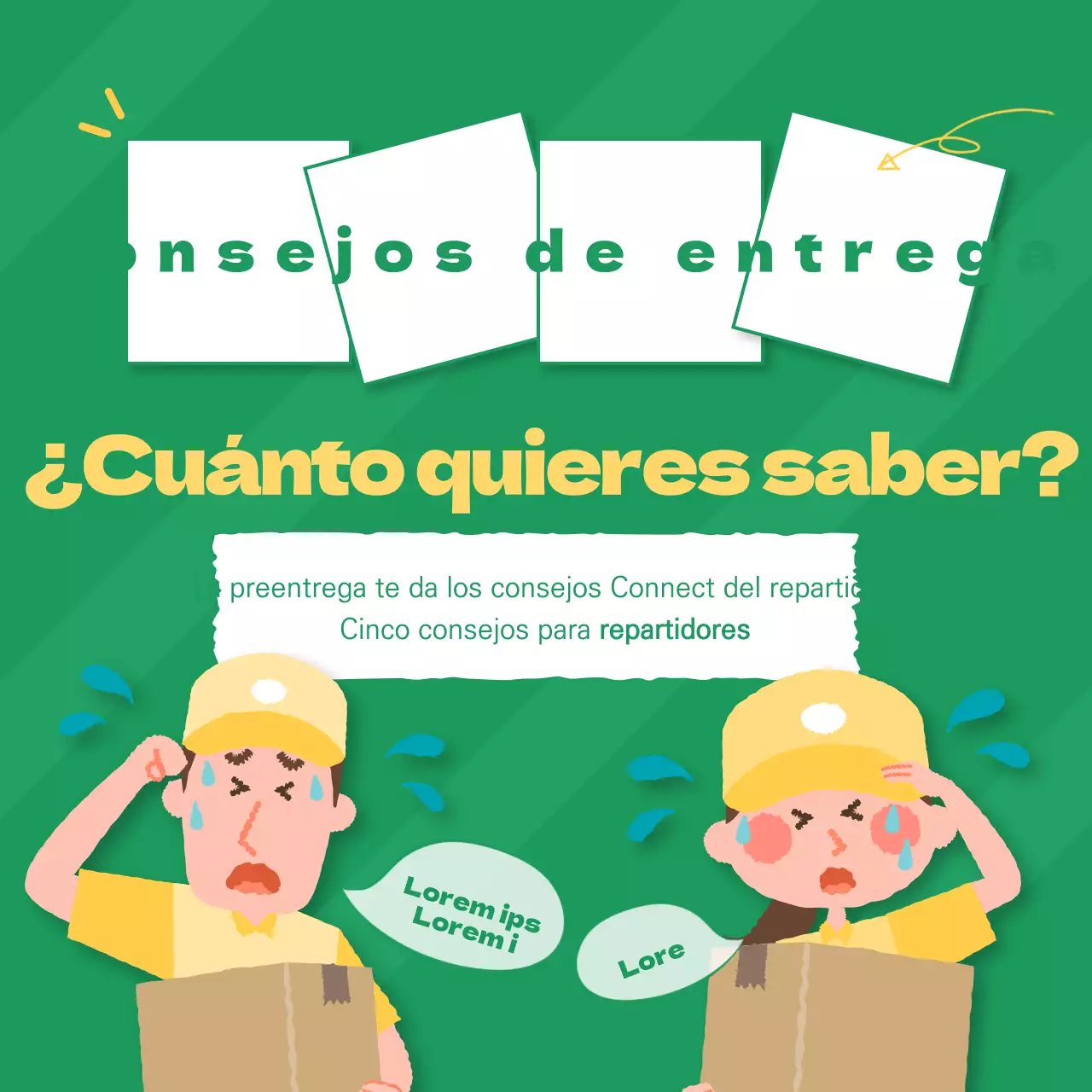 Consejos para Delivery Connect