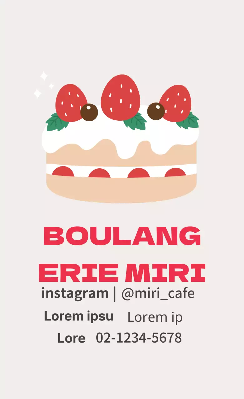 Etiquettes de restaurant mignonnes avec illustrations roses