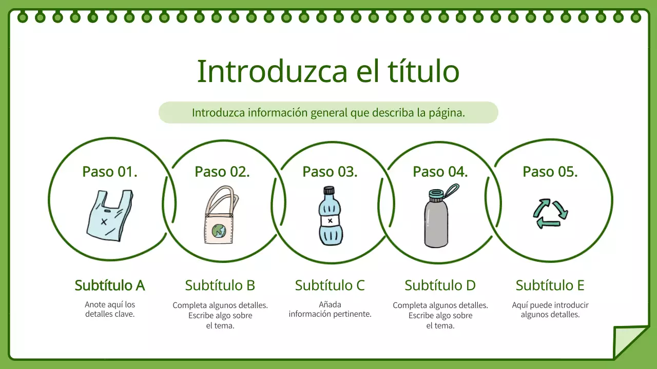 Green sketchbook drawing feel Hoja de ruta para la protección del medio ambiente