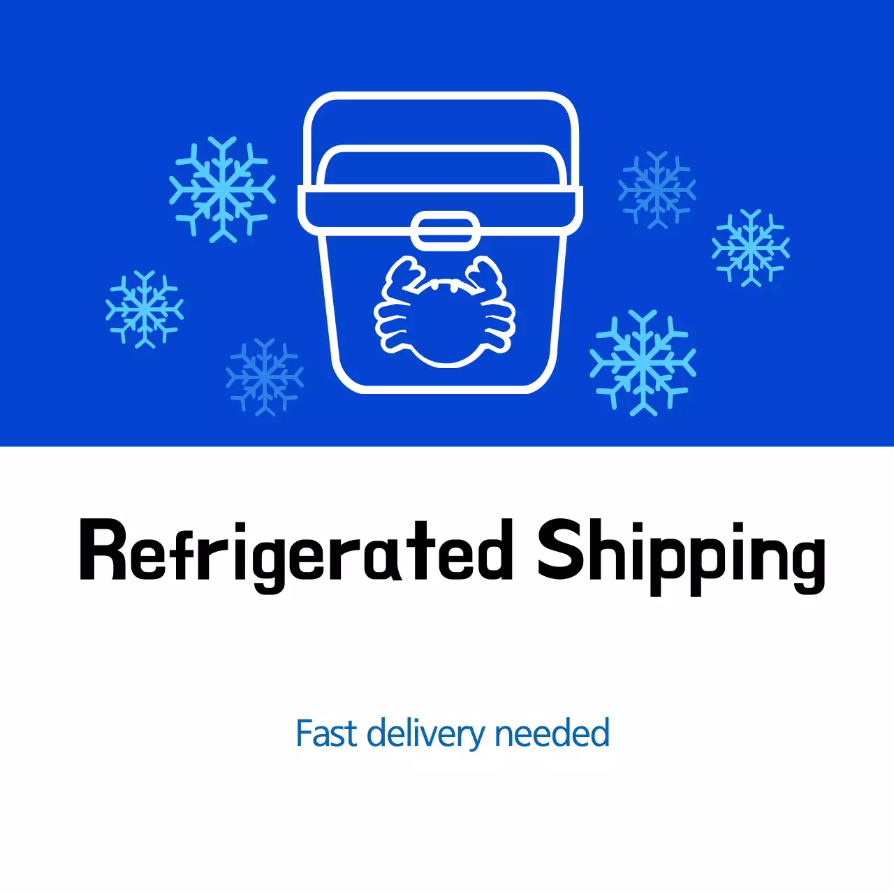 Refrigerated seafood delivery