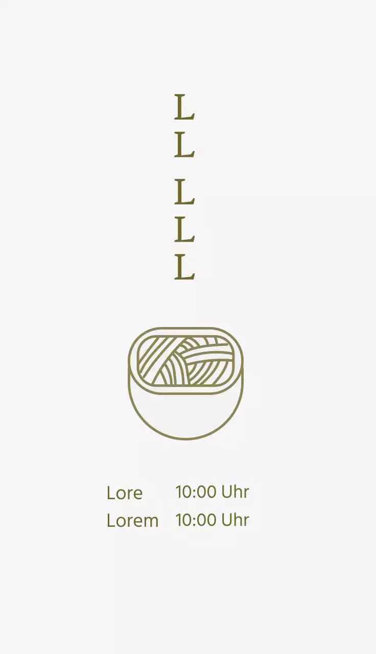 grüne Illustration einfaches Restaurant Nudeln