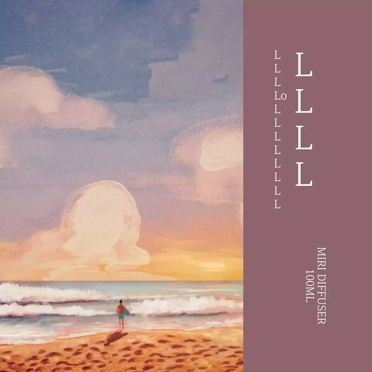 Diffuser matahari terbenam musim gugur